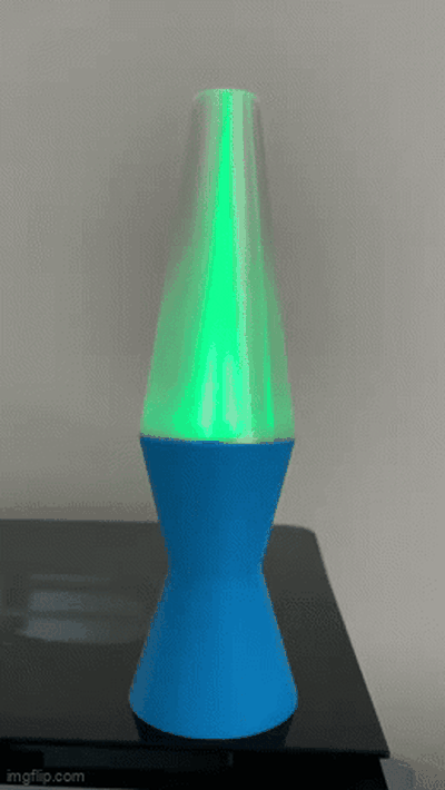 lava lámpara inspirado ligero by maldición casa festividades rgb 3d print model - Mito3D