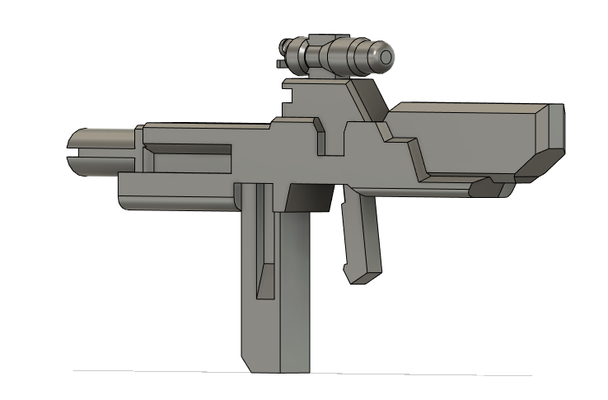 gundvolvá modificado rifle by jmiclat pasatiempo bricolaje diy gundam modelo equipo mech arma 3d print model - Mito3D