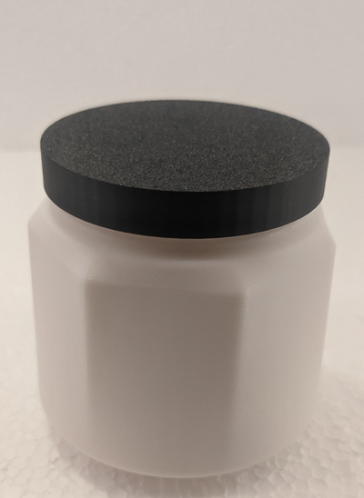 pequeno recipientes by chutar 3d impressora acessórios bambu laboratório jarra recipiente suporte torção on tampa 3d print model - Mito3D
