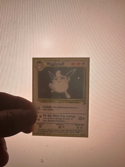 wigglytuff pokemon card lithophane by thatguy08 art 2d 3d print model - Mito3D