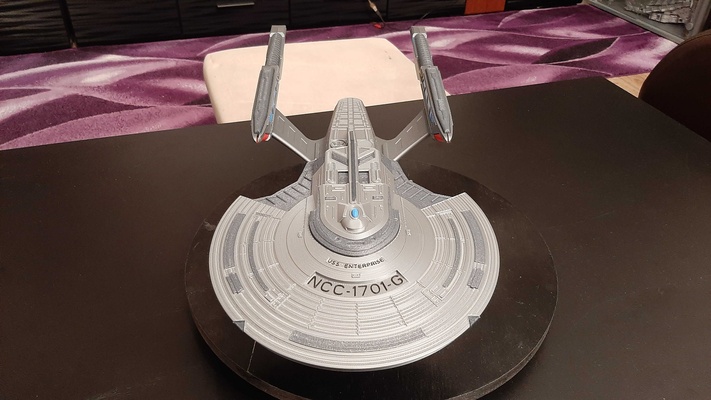 enterprise-g neo constitution class by martintaichl hobby & diy vehicles ship space star trek g federation enterprise neopixels 3d print model - Mito3D