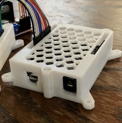 arduino + esp by babok hobby & diy electronics box case honeycomb 3d print model - Mito3D