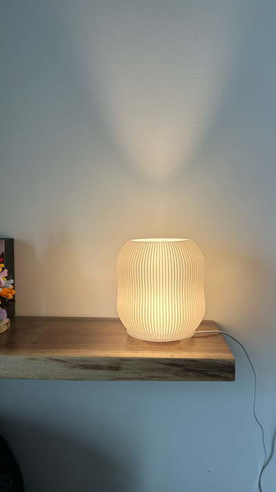 lantern shape bambu led lamp kit 001 by qmax3d 3d printer parts 3d print model - Mito3D