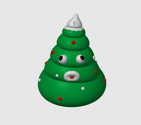 christmas blob tree by samactivity toys & games characters christmastree xmas trees merry decoration 3d print model - Mito3D