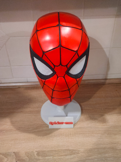 homme araignée casque by bossu accessoires cosplays masques casques merveille 3d print model - Mito3D