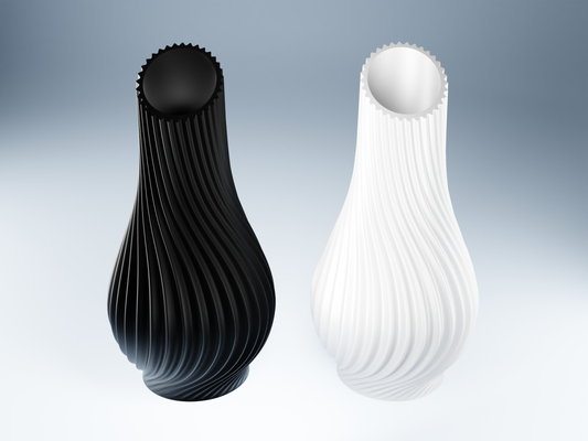 vase olivia high resolution by kaiser design household decor modern vessel 3d print model - Mito3D