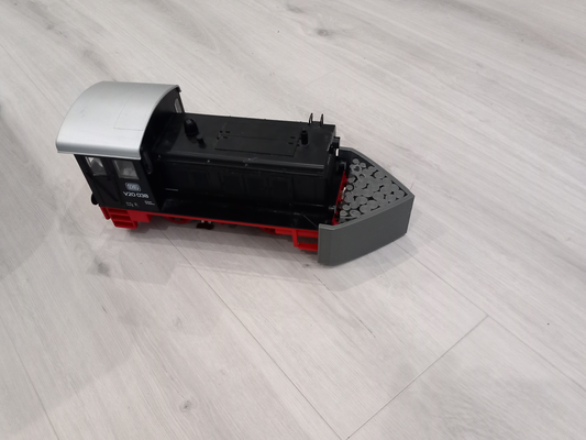 kar pulluk rc tren by preco3dprint hobi kendin yap kış demiryolu 3d 3d print model - Mito3D
