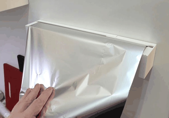 alluminio foglio dispenser più grasso rotoli remixato by ciaogio domestico casa modelli carta stagnola cucina taglierina cucinando 3d print model - Mito3D