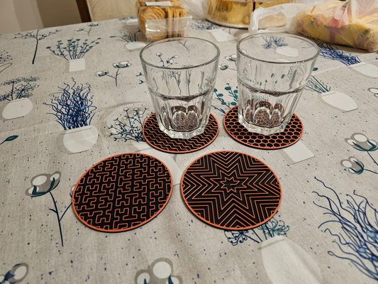 relleno portavasos conjunto by mercado casa modelos soporte vaso cocina habitación beber bebidas mesa mesas herramienta herramientas ams bambu bambulab accesorios taza 3d print model - Mito3D