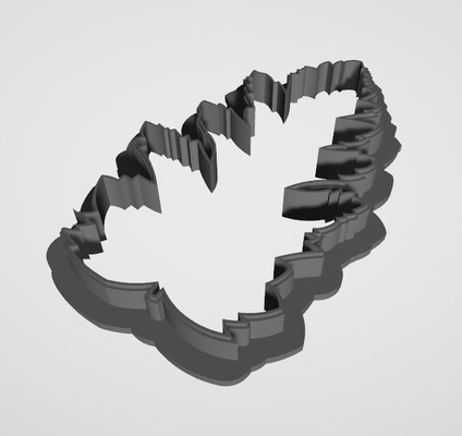 blätter mohnblumen plätzchen schneider by maraaznp3d hobby diy blatt cutter 3d print model - Mito3D