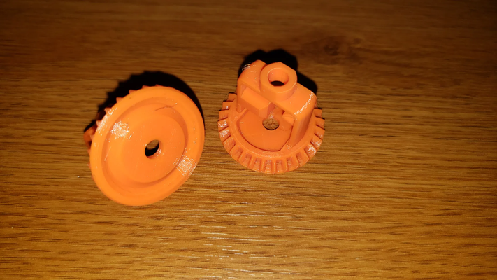 lego technic differential v2 compatible by maker1o1 toys & games brick 3d print model - Mito3D