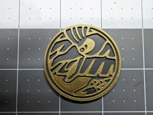 ho-oh pokemon coin by joeythatoneguy toys & games characters ho oh 3d print model - Mito3D