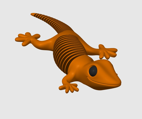 super flexi gecko farbe remix ams neu gemischt by letitbe 7 miniaturen 3d print model - Mito3D