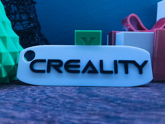 creality keychain by printedbyjohn art signs & logos 3d print model - Mito3D