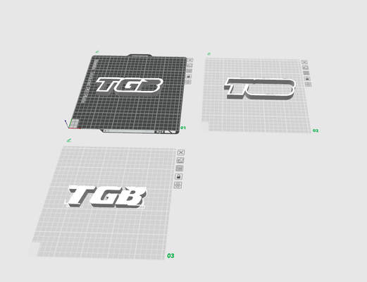 tgb logo by lexs imprimir arte señales logos quat vehículo 3d print model - Mito3D