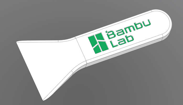 bambu lab scraper tool by vajcnerd 3d printer accessories bambulab dual color easy easyprint x1c p1p a1 mini 3d print model - Mito3D