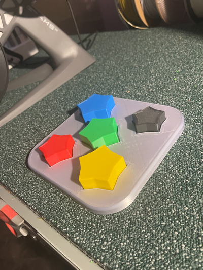 enigma inserção crianças estrelas by intommy brinquedos jogos quebra cabeças tomidea cabeça inserir 3d print model - Mito3D