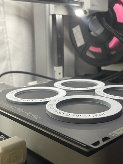 ams leve espaçador anel 5mm 3mm by andreww 3d impressora acessórios extensor filamento 3d print model - Mito3D