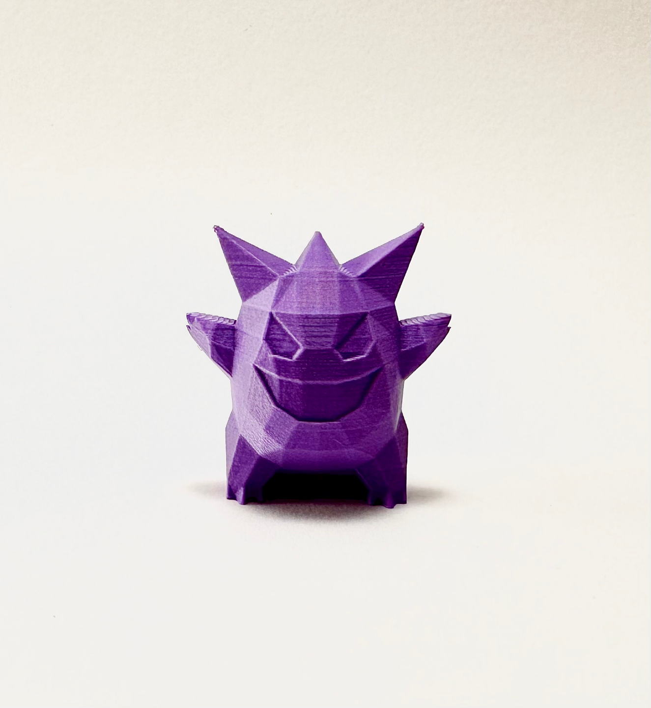 gengar lowpoly by ruido2 miniaturas criaturas pokemon 3D print model - Mito3D