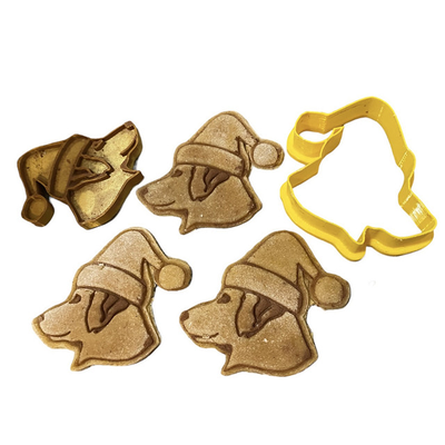 noel köpek kurabiye kesici by dashmik araçlar el altın av köpeği labrador kalıp hamur zencefilli çörek xmass 3d print model - Mito3D