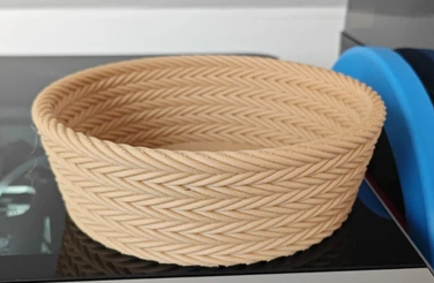 trenzado cesta or cuerda cuenco 3 by 3d servicio arte modelos trenza 3d print model - Mito3D