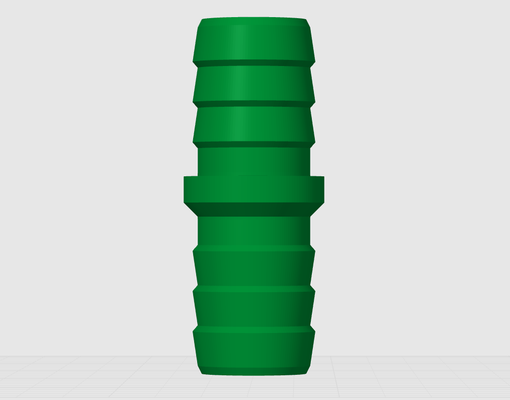 tubo flessibile accoppiamento 1' by 3d servizio domestico giardino 3d print model - Mito3D