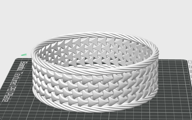 trançado cesta or tigela 2 by 3d serviço arte modelos corda trança 3d print model - Mito3D