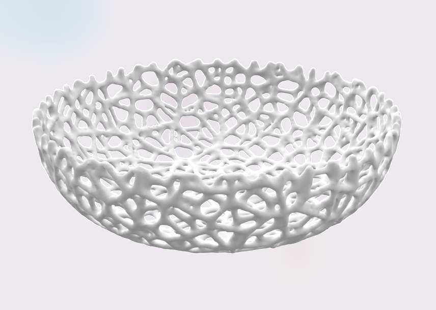 voronoi bowl by 3d servis art models 3D print model - Mito3D