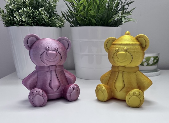 orsacchiotto orso supporti multimateriale pronto by 3d servizio giocattoli giochi personaggi carina bello 3d print model - Mito3D