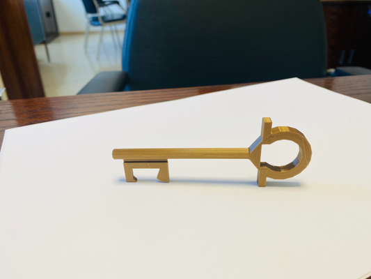 llave omega by cadm miniaturen schlüssel sperren 3d print model - Mito3D