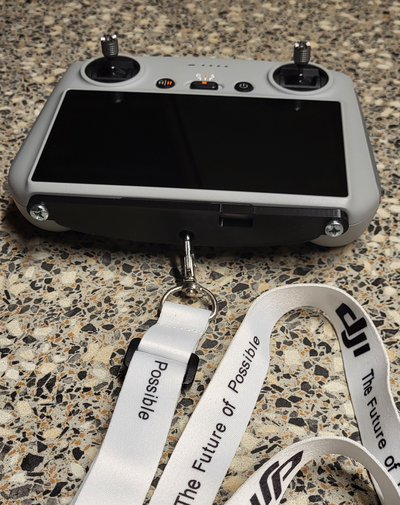 dji mini 3 pro controller keychain strapholder by tupsyvejle hobby & diy rc djimini3pro strap 3d print model - Mito3D
