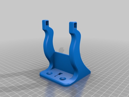 guitar wall mount holder remixed by tomsule123 hobby & diy music wallmount thingiverse guitarholder guitarwallmount 3d print model - Mito3D