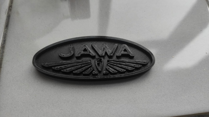 logo jawa by tomas hnyk arte señales logos 3d print model - Mito3D