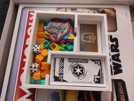monopólio estrela guerras partes caixa by tomas hnyk brinquedos jogos borda 3d print model - Mito3D