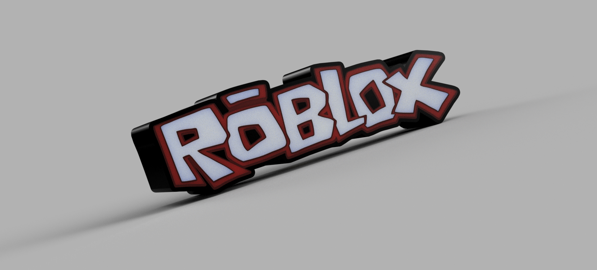 roblox hafif kutu by dlugin2 sanat işaretler logolar robloxlogo oyun 3D print model - Mito3D