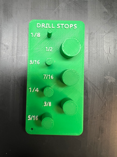 gridfinity drill stop holder by longracks labs tools organizers drillstop 3d print model - Mito3D