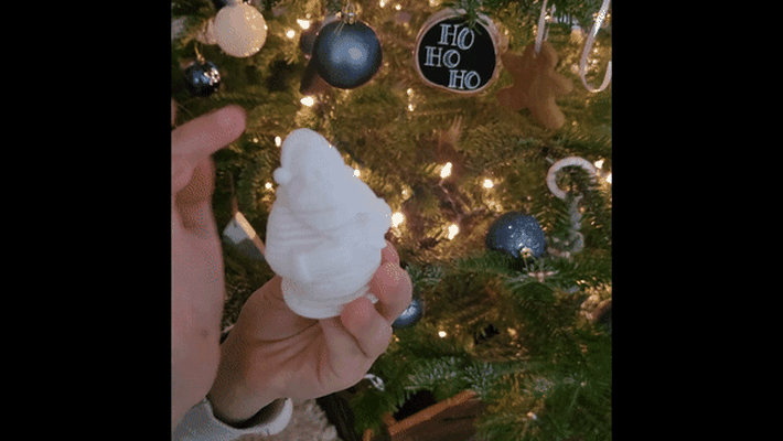 slinky santa remixed by josh h household festivities toy kids christmas decoration fidget 3d print model - Mito3D