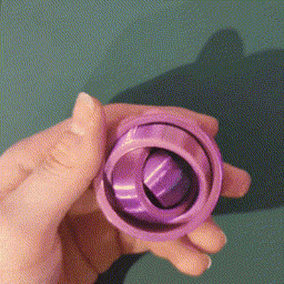 espinhoso giroscópio argolas by fabricante limão brinquedos jogos inquietação brinquedo girar 3d print model - Mito3D
