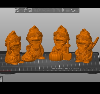 jardin gnomes by 3d wex jouets jeux personnages figure nain décoration gnome jardins nains 3d print model - Mito3D