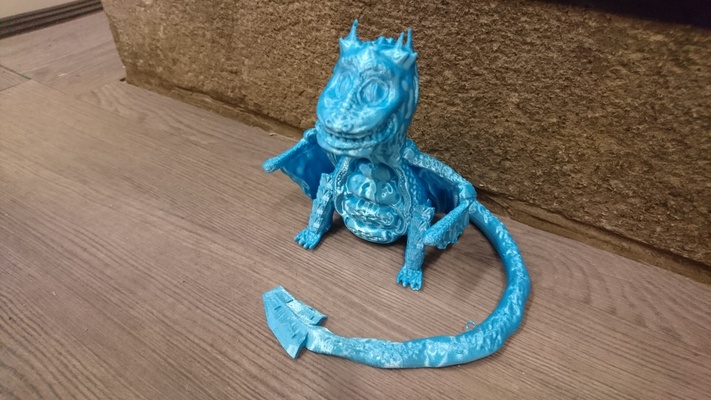 dragon by 3d-wex toys & games characters toy decor dnd san dekorace hracka 3dwex figurka forfun wexik drak drachen drd schlitten decoraion 3d print model - Mito3D