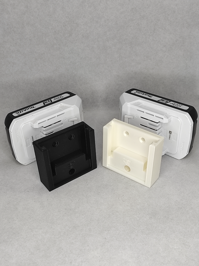sencillo fuerte soporte makita pilas 3 perforar agujeros by kikaster6 pasatiempo bricolaje diy masa tienda organizador pared 3d print model - Mito3D