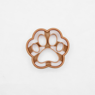 cute cat paw cookie cutter by indibles hobby & diy christmas 2023 2024 christmascookie christmascookiecutter christmascookiestamp cookies cutters cookiescutter cookiesstamp stamp clay 3d print model - Mito3D