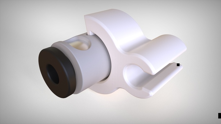 ptfe tubo grampo by jorge rui 3d impressora acessórios acessório a1 bambulab a1mini 3d print model - Mito3D