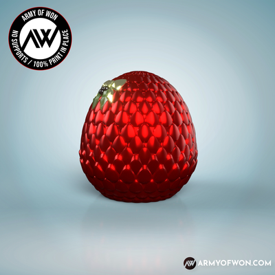 dragon egg christmas edition by army of won toys & games bow 3d print model - Mito3D