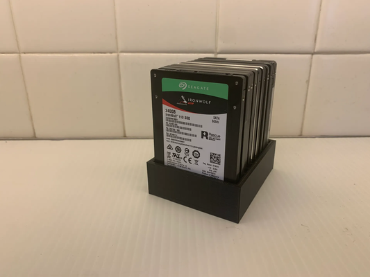 10 disk ssd caddy by justjrb76 tools organizers case holder orgainizer 3d print model - Mito3D