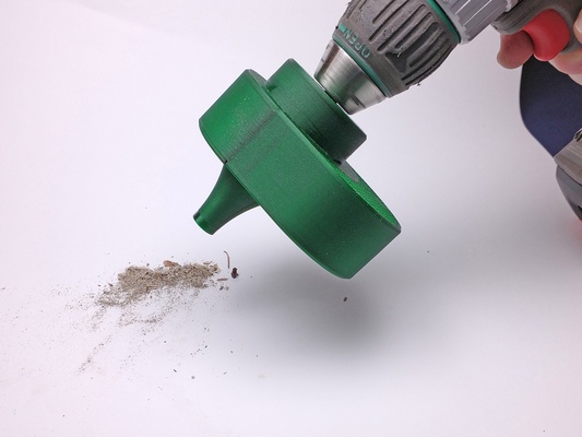 drill-powered minivac by lobocnc tools vacuumcleaner 3d print model - Mito3D