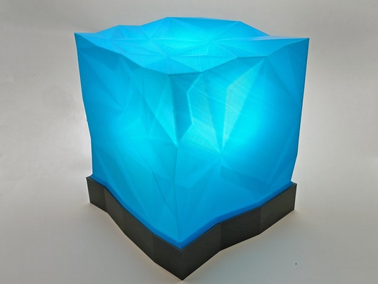 poly cube lampe by lobocnc art modèles 3d print model - Mito3D