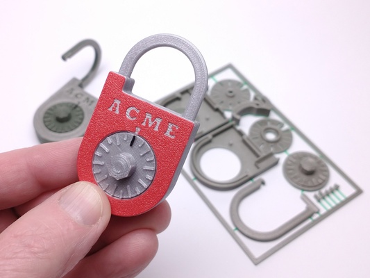 3 digit combinaison cadenas trousse carte by lobocnc éducation ingénierie 3d print model - Mito3D