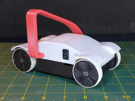 flip n roll coche vehiculo by lobocnc pasatiempo bricolaje diy vehiculos juguete 3d print model - Mito3D