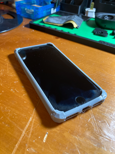 iphone geração 2 tpu caso bainha by veloz 3d passatempo faça eletrônicos engenharia nicho phone 3d print model - Mito3D